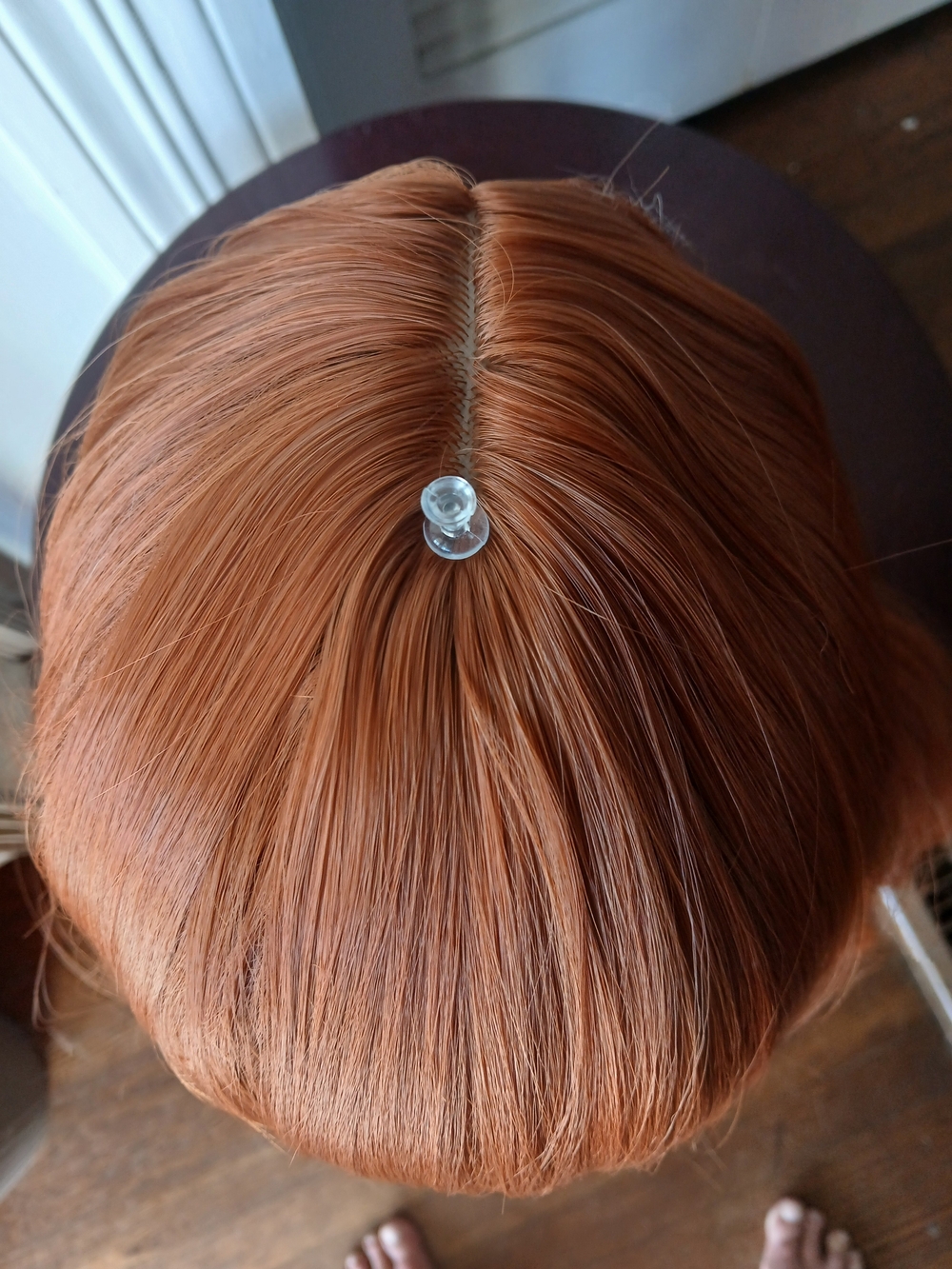 Over 36" Natural Red Long Wavy Wig So Silky Adjustable Cap BE A GINGER! - Picture 4 of 8